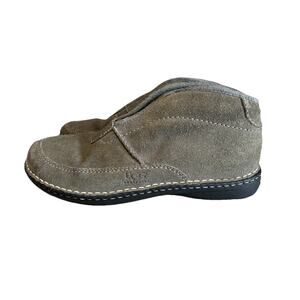 Men UGG Australia Gray High Split Top Slip On Rubber Sole Loafers Sz 13 1613